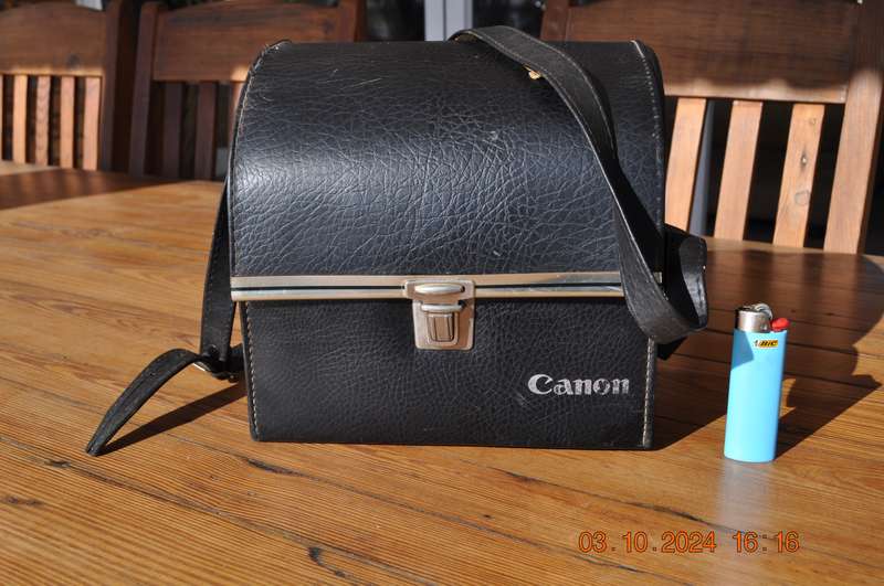 Vintage Canon camera bag hard case