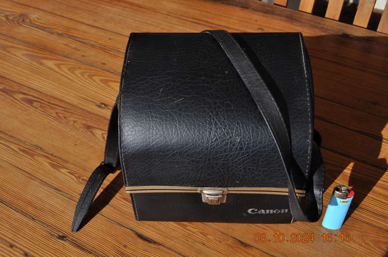 Vintage Canon camera bag hard case