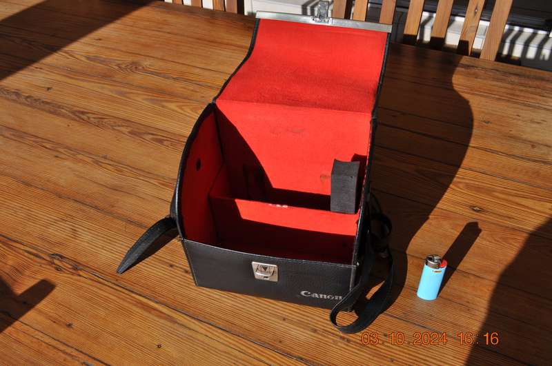 Vintage Canon camera bag hard case