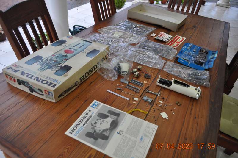 Vintage Tamiya Honda F-1 No 13 Model Kit Car