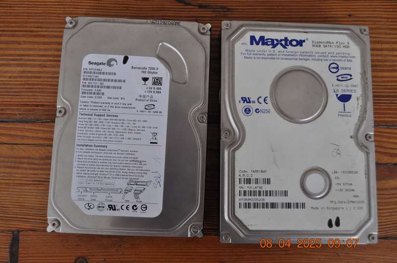 Sata PC Desk Top Hard Drives 80 and 160GB