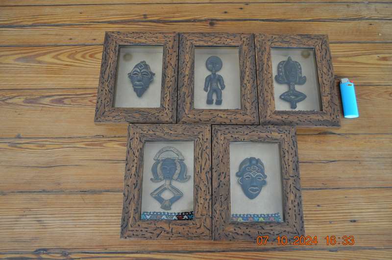 African Framed Mini Masks