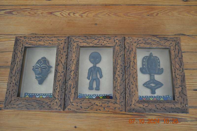 African Framed Mini Masks
