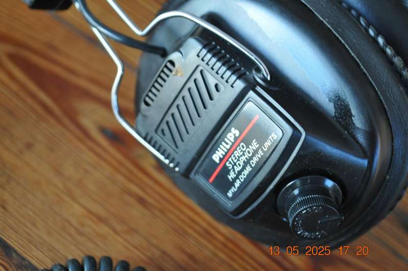 Vintage Phillips Headphones