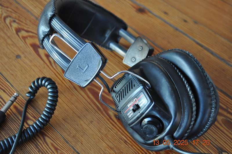 Vintage Phillips Headphones