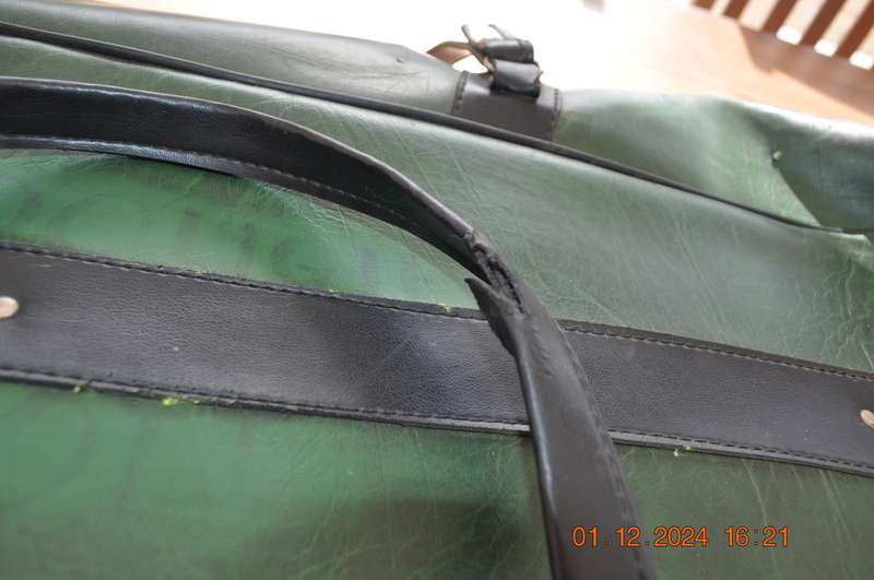 Vintage Duncan Fearnley Vinyl Cricket Carry Bag