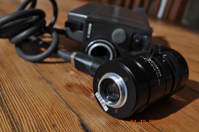 Vintage Sony Video Camera HVM-100CE With Lens (not tested)