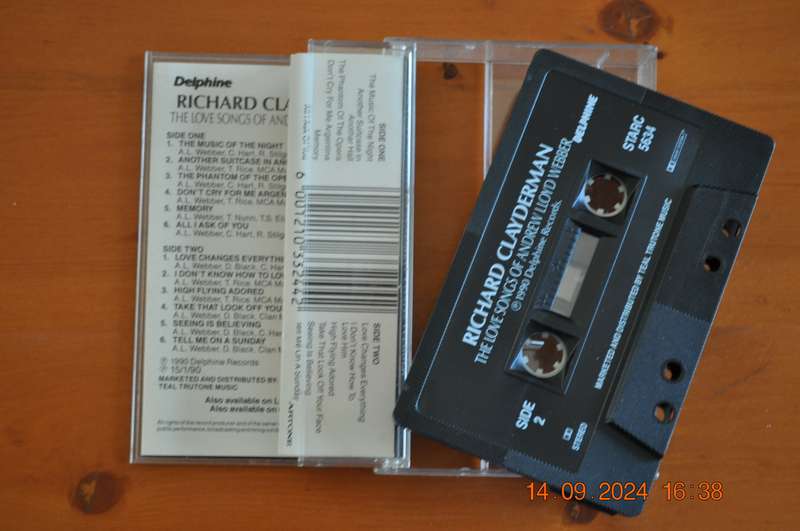 Richard Clayderman - The Love Songs Of Andrew Lloyd Webber (Cassette)