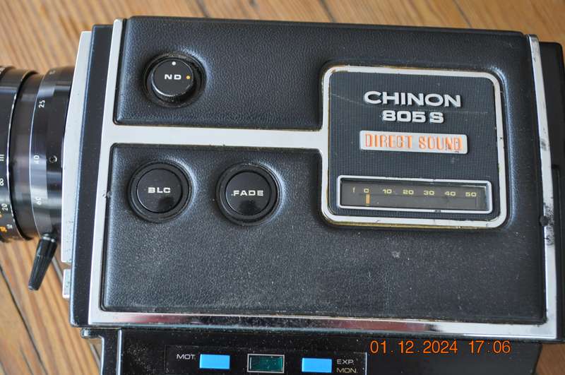Vintage Chinon 805S Old 8mm Movie Camera