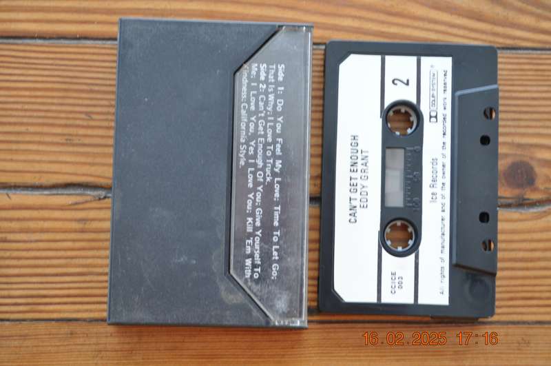 Eddy Grant - Can't Get Enough (Cassette)