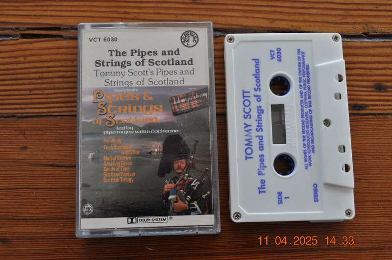 Tommy Scott's Pipes And Strings Of Scotland - The Pipes And Strings Of Scotland (Cassette)