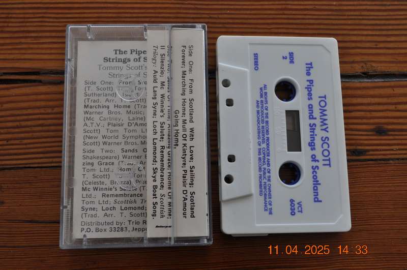 Tommy Scott's Pipes And Strings Of Scotland - The Pipes And Strings Of Scotland (Cassette)