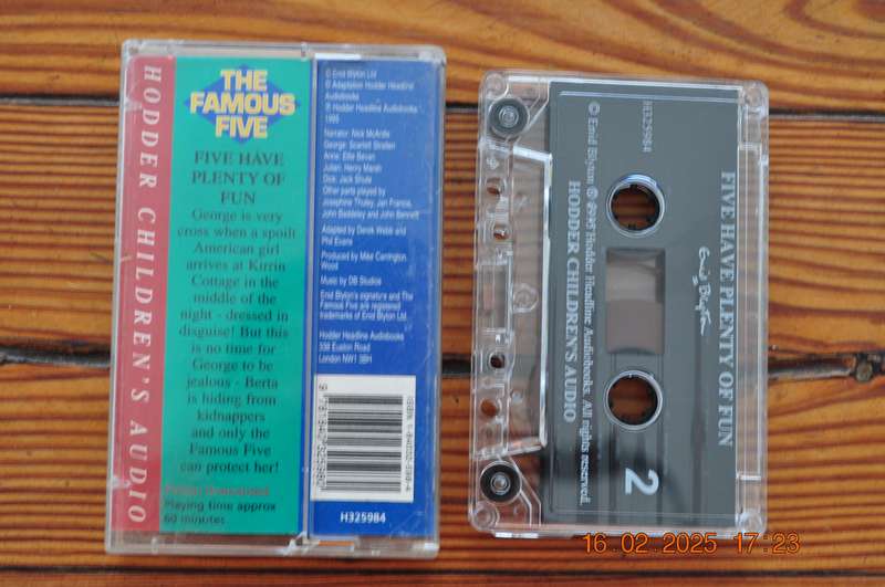 Enid Blyton - The Famous Five : Five Have Plenty Of Fun (Cassette)