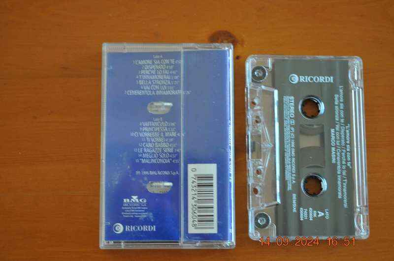 Marco Masini - L'amore Sia Con Te (Cassette)