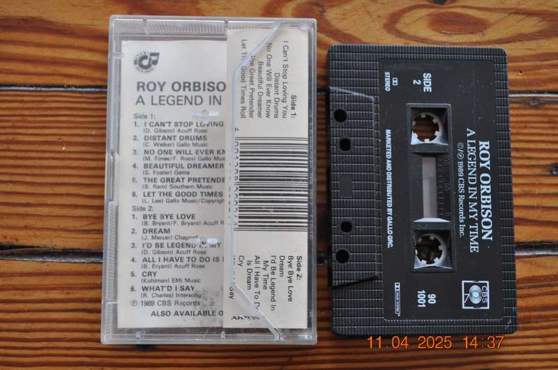 Roy Orbison - A Legend In My Time (Cassette)