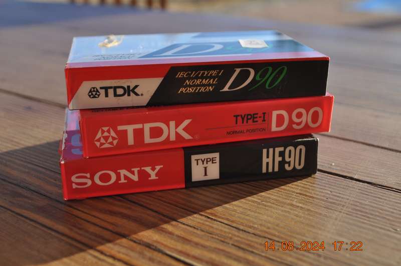 Old School TDK and Sony Cassettes New Sealed