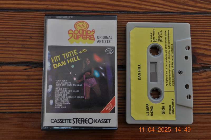 Dan Hill - Hit Time With Dan Hill (Cassette)