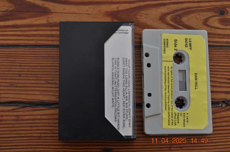 Dan Hill - Hit Time With Dan Hill (Cassette)
