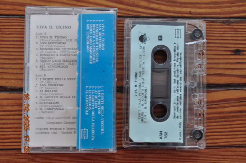 Viva Il Ticino - Toto Cavadini E Complesso (Cassette)