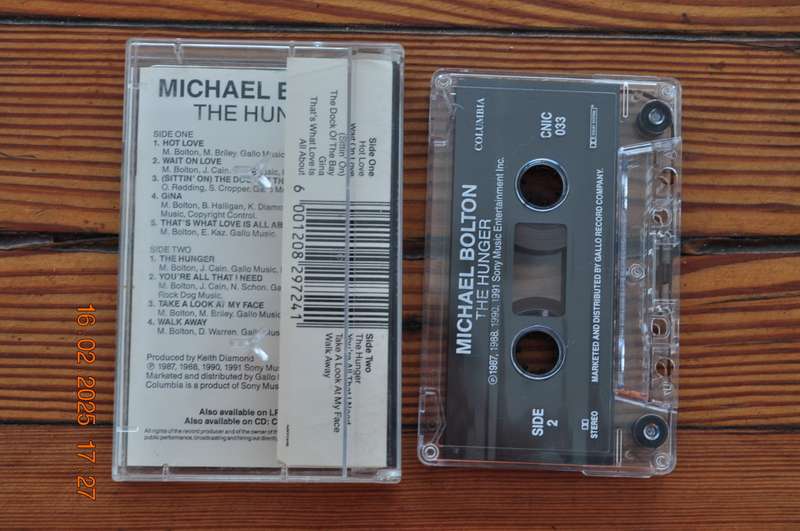 Michael Bolton - The Hunger (Cassette)