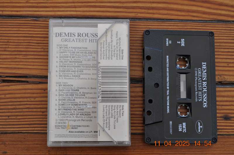 Demis Roussos - Greatest Hits (Cassette)