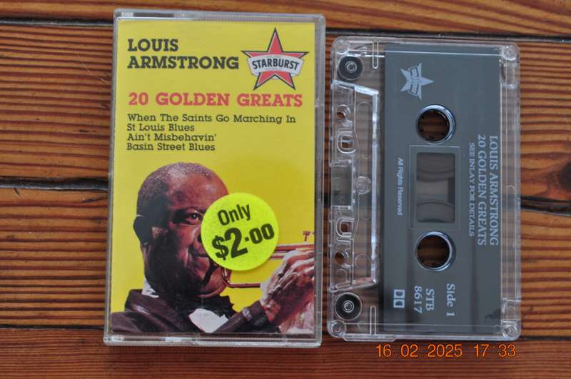 Louis Armstrong - 20 Golden Greats (Cassette)
