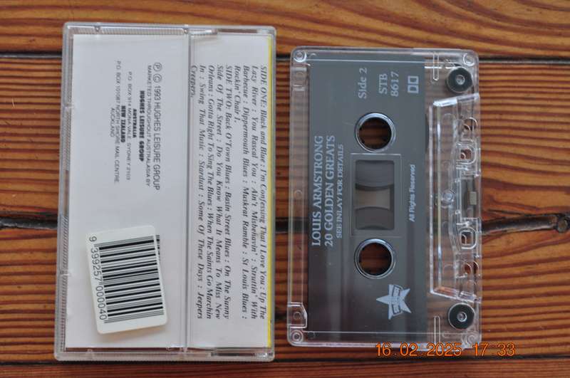 Louis Armstrong - 20 Golden Greats (Cassette)