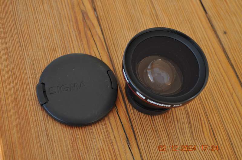 Sigma Wide Converter Lens For AF Video Camera