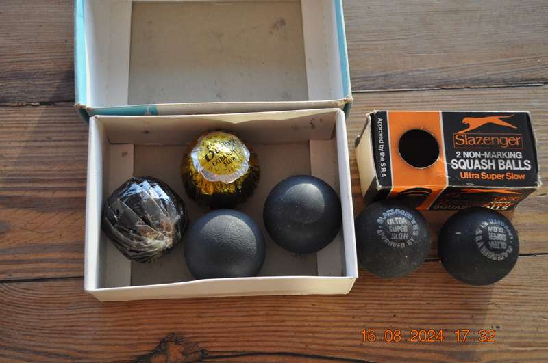 Vintage Squash Balls Dunlop Slazenger