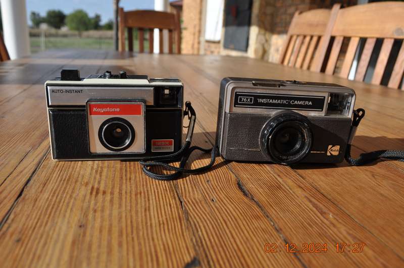 Vintage Kodak 35mm Film Cameras X 2 As Is