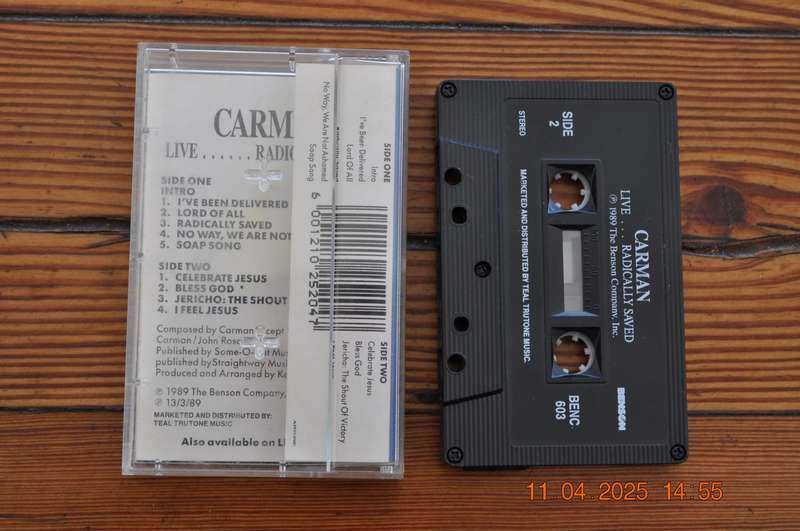 Carman - Live...Radically Saved (Cassette)