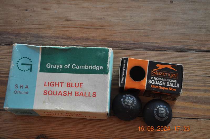 Vintage Squash Balls Dunlop Slazenger