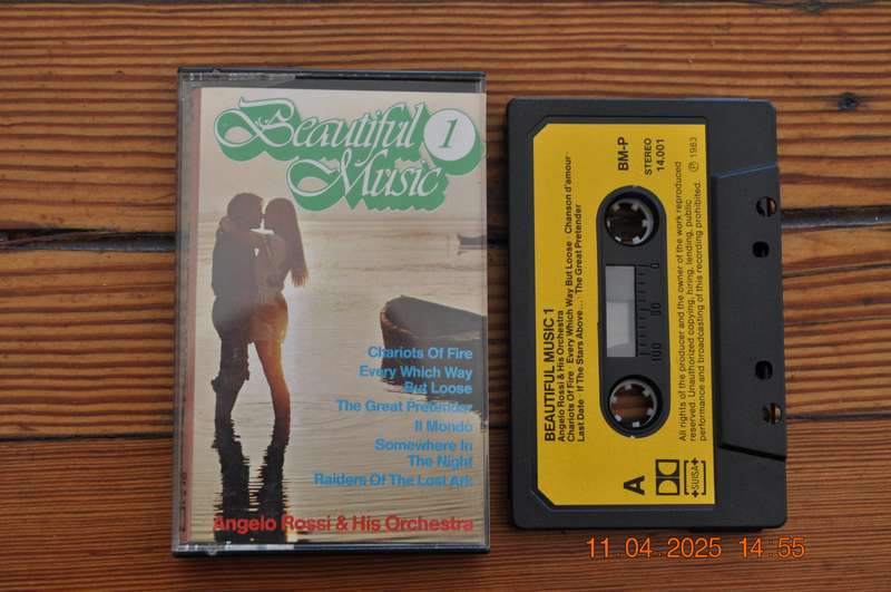 Angelo Rossi & His Orchestra - Beautiful Music 1 (Cassette)