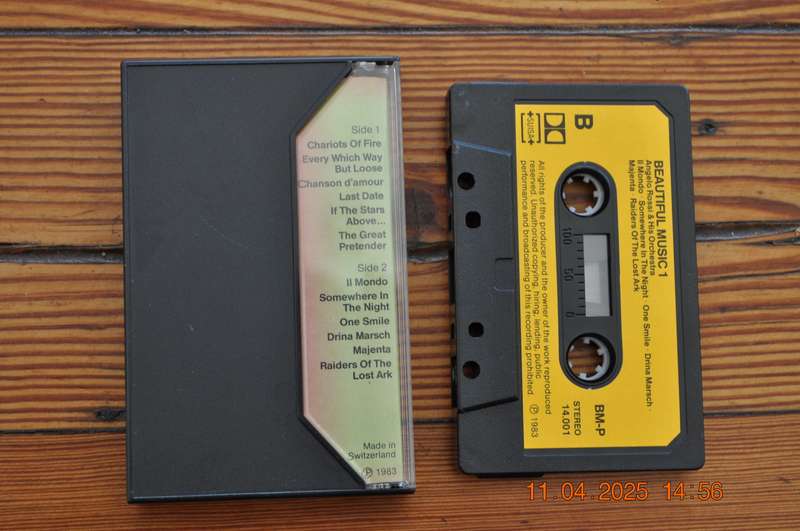 Angelo Rossi & His Orchestra - Beautiful Music 1 (Cassette)