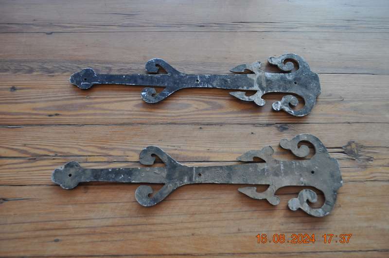 Vintage Cast Iron Dummy Hinge Fronts Doors Gates