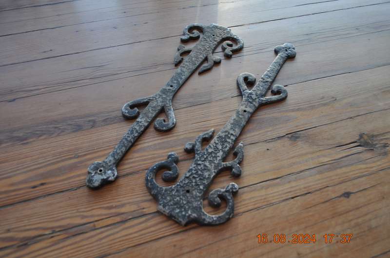 Vintage Cast Iron Dummy Hinge Fronts Doors Gates
