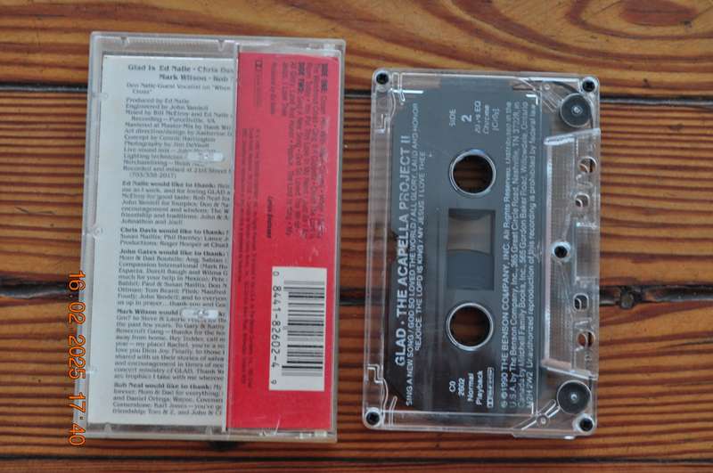 Glad - The Acapella Project II (Cassette)