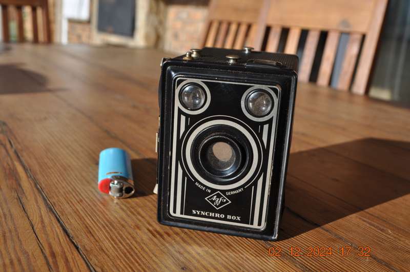 Vintage Agfa Synchro Box Camera Made In Germany