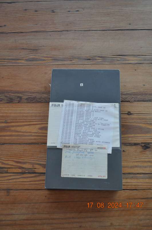 Vintage Fuji 60ML Betacam Cassette Tape