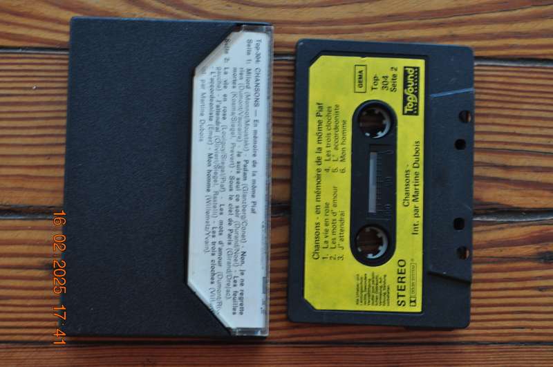 Chansons - En Memoire De La Mome Piaf (Cassette)