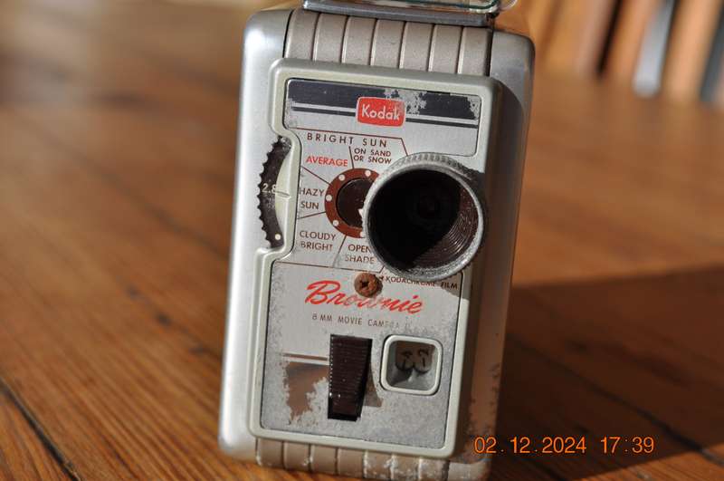 Vintage Kodak Brownie 8mm Movie Camera