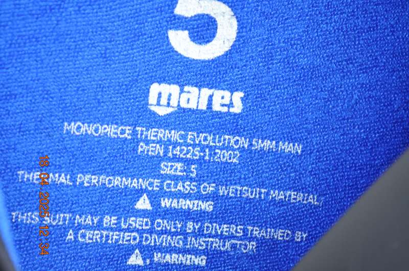 Mares Evolution Wetsuit XL