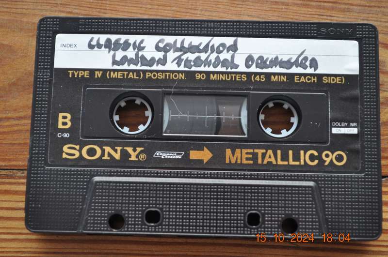 Old School Sony Metallic 90 IV Pre Owned Cassette