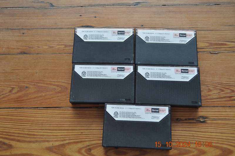 Old School TDK D-C90 Pre Owned Cassettes