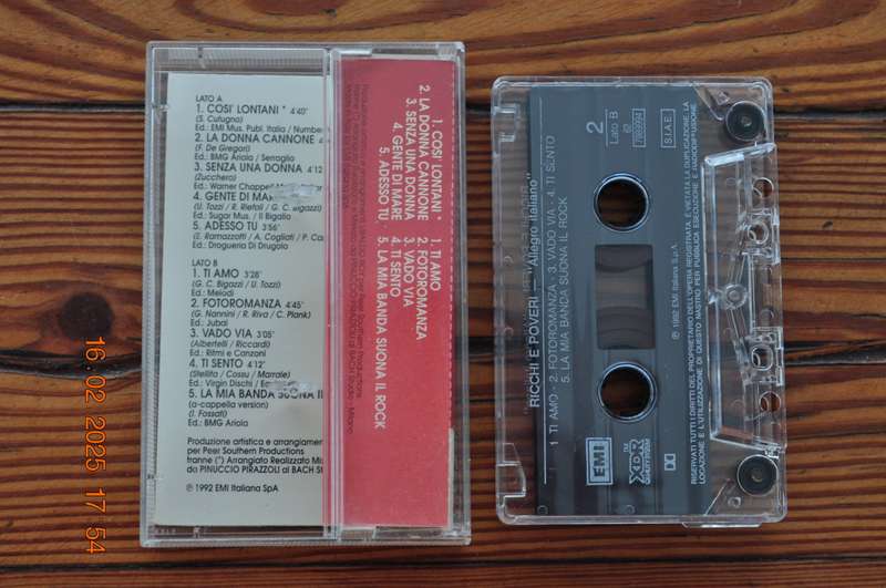 Ricchi E Poveri - Allegro Italiano (Cassette)
