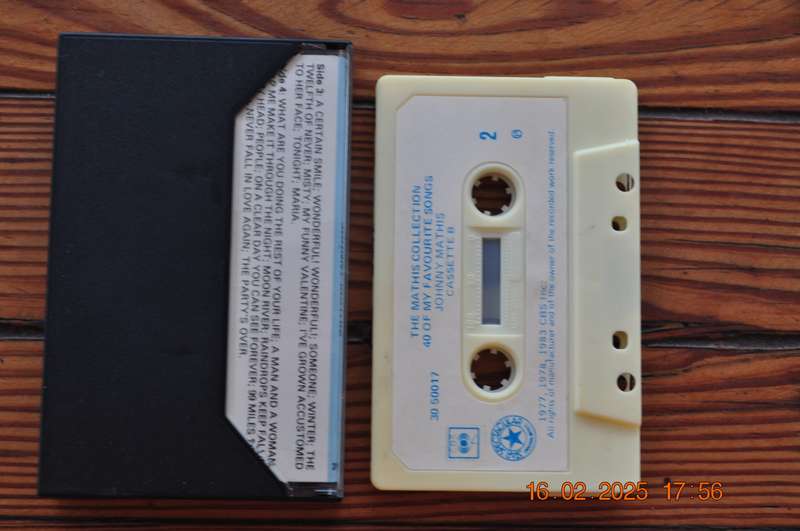 Johnny Mathis - The Mathis Collection : 40 Of My Favourite Songs (Cassette)