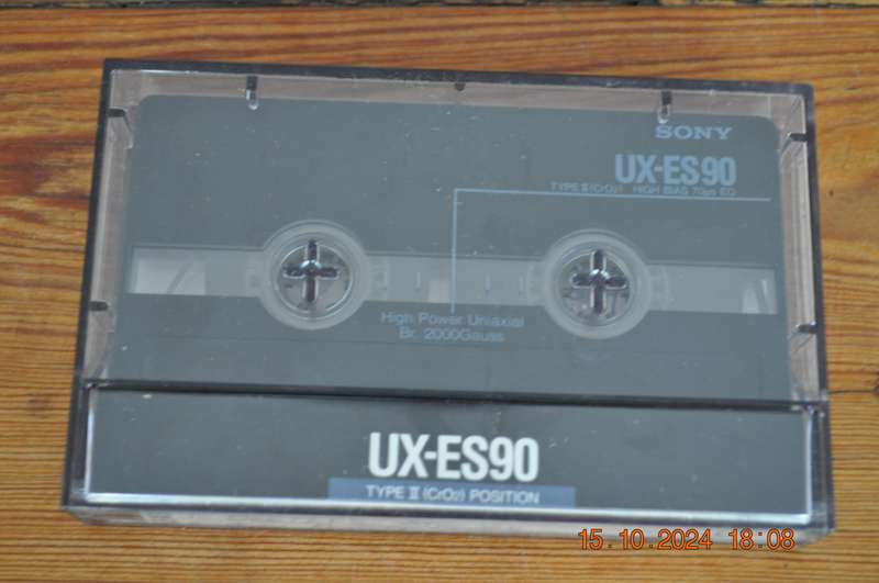 Old School Sony UX-ES90 Type II Pre Owned Cassette