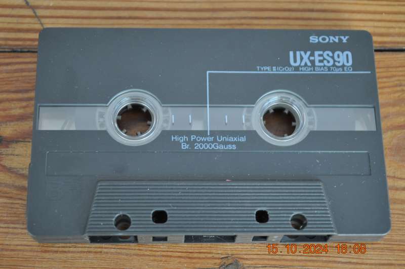 Old School Sony UX-ES90 Type II Pre Owned Cassette