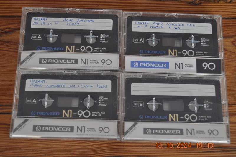 Old School Pioneer N1-90 Pre Owned Cassettes