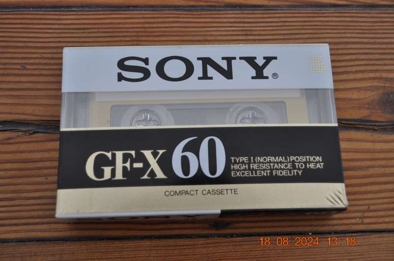 Old School Sony GF-X 60 Cassette New Sealed